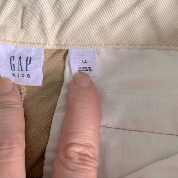 Youth Khaki Pants. Elastic Adjustable on the Inside. Worn Once for Photo - Picture 2 of 4